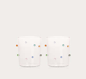 Maison Balzac: Pomponette Tumblers Multi