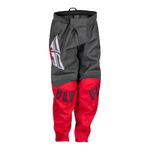 FLY F-16 PANT GREY/RED - YOUTH SIZE 22