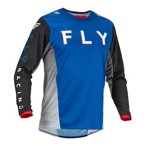 FLY KINETIC KORE JERSEY BLUE/BLACK - SIZE LARGE