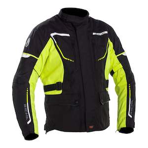 Road: Richa Phantom 2 Jacket - Black / Yellow