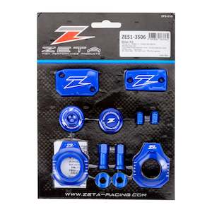 Hardware: Zeta Billet Kit Husqvarna TC125 - Blue