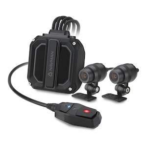 Cameras Intercoms: Navman MiVue 820D Motorcycle Dash Cam - Front & Rear Cameras