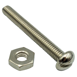 Champion 1/2in x 10/32in Screw & Nut – 100pk