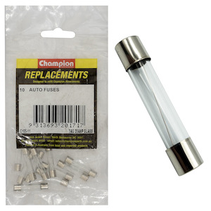 Auto Fuses: Champion 3Ag 20 Amp Glass Fuse 10pk