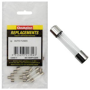 Champion 3Ag 30Amp Glass Fuse 10pk