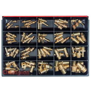 Brass Fittings: Champion 80pc Male Brass Hose Tail Assortment