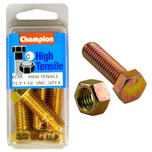 Champion 1-1/2in x 1/2in Set Screw & Nut (C) – GR5