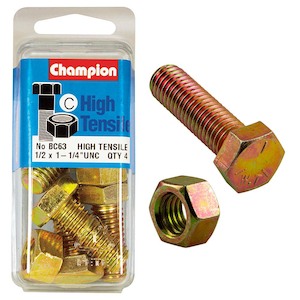 Champion 1-1/4in x 1/2in Set Screw & Nut (C) – GR5