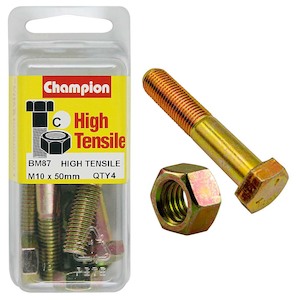 Champion 10 x 50 Bolt And Nut (C) – GR8.8