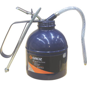 LUBRICATION EQUIPMENT – Tool and Safety Warehouse: Groz 200ml/6oz Oil Can W/ Flex & Rigid Spout