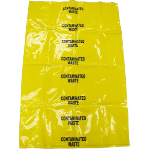 Environmental Safety: Contaminated Waste Bag