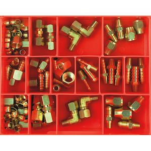 Champion 110pc Brass Adaptor Fittings Assortment