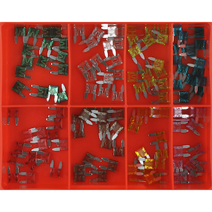 Champion 120pc Mini Blade Fuse Assortment – 3 To 30Amp