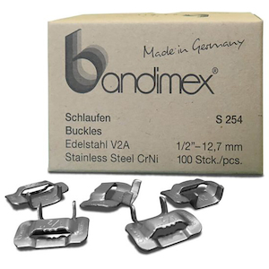 Bandimex S254 Buckles 1/2in (100pc)