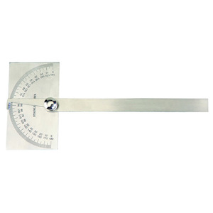 MEASURING & MARKING – Tool and Safety Warehouse: Groz Deg. Protractor, Rectangular Head, 150mm Blade