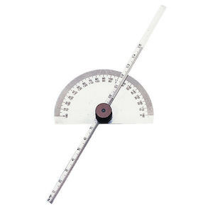 MEASURING & MARKING – Tool and Safety Warehouse: Groz Depth Gauge & Protractor, Round Head, 150mm Blade