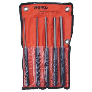 HANDTOOLS – Tool and Safety Warehouse: Groz Pin Punch Set(5)-200 Long