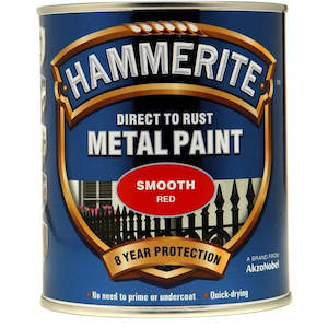 Hammerite Direct to Rust Metal Paint Smooth Red 750ml