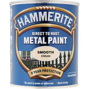 Hammerite Direct to Rust Metal Paint Smooth Cream 750ml