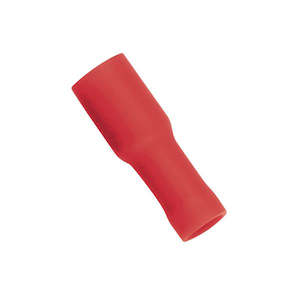 Auto Crimp Terminals: Champion Red Female Bullet Terminal -25Pk | Auto Crimp Terminals - Push-On Terminals