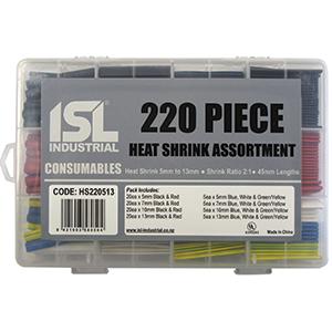 220Pc Isl Heat Shrink Assortment 5-13Mm X 45Mm | Heat Shrink