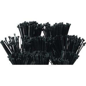 Isl 1000Pc Cable Tie Assorted Pack - Uv Black | Assorted Packs