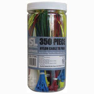 Assorted Packs: Isl 350Pc Isl Coloured Cable Tie Assorted Pack | Assorted Packs