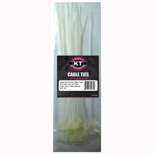 Identification: 200 X 2.5mm UV Nylon ID Cable Tie-Natural-20pk**