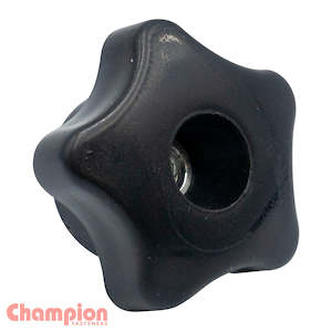 Bulk Packs: Champion Star Knobs - Through Type Nuts - M8 - Z/P