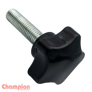 Bulk Packs: Champion Star Knob Screws - M6 x 10mm - Z/P