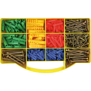 Champion GJ Grab Kit 500pc Wall plug & Screws Kit**