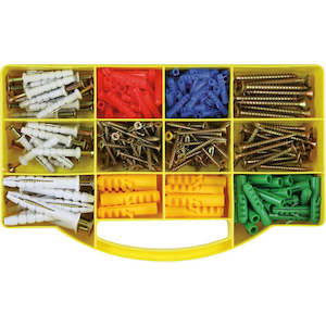 Champion GJ Grab Kit 315pc Screws Anchors & Wall plug Kit**