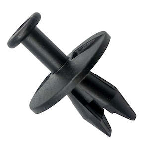 GTi Push Rivet Matte Black 17.5mm x 25mm, 9.5mm Hole