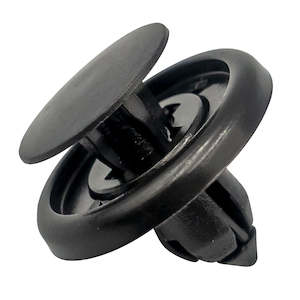 GTi Push Rivet black  20mm x 18.9, 7mm Hole