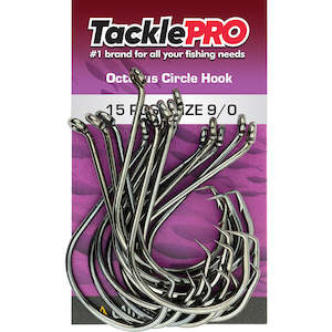 TacklePro Octopus Circle Hook 9/0 - 15pc