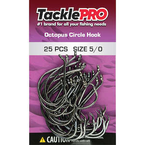 TacklePro Octopus Circle Hook 5/0 - 25pc