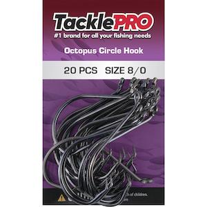 Tacklepro Octopus Circle Hook 8/0 - 20Pc | Hooks - Beak