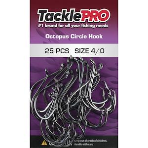 Tacklepro Octopus Circle Hook 4/0 - 25Pc | Hooks - Beak