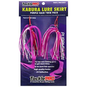 Tacklepro Kabura Lure Skirt - Purple Rain (Twin Pack) | Jigs & Lures - Inchiku