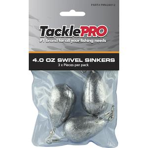 Tacklepro Swivel Sinker 4.0Oz - 3Pc | Sinkers - Swivel