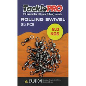 Tacklepro Rolling Swivel 6.0Kg - 25Pc | Swivels - Rolling