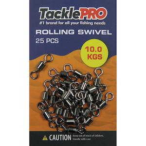 Tacklepro Rolling Swivel 10Kg - 25Pc | Swivels - Rolling