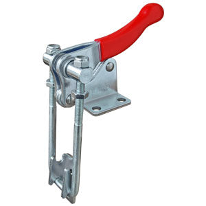 Clamps 1: Toggle Clamp Latch Flanged Base Straight Handle 900kg Cap