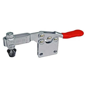 Clamps 1: Toggle Clamp Horizontal Straight Base Flat Handle 90Kg Cap