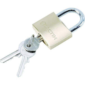 Tactix Padlock 40Mm (1-5/8In) Brass | Masonry & Painting