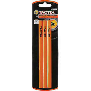 Tactix Pencil Carpenter 3pc 175mm/7in Square