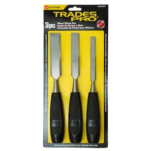 Trades Pro 3pc Wood Chisel Set