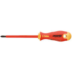 Felo 419 Ergonic Screwdriver Square #1 x 100mm Insulated Hardened Tip