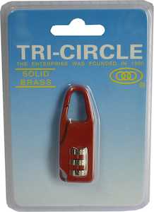 Tri-circle Tri-Circle Suitcase Padlock - #KD-C07 22mm