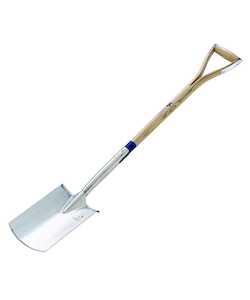 Tool, household: Bulldog Pedigree Stainless Garden Spade with Wood Handle